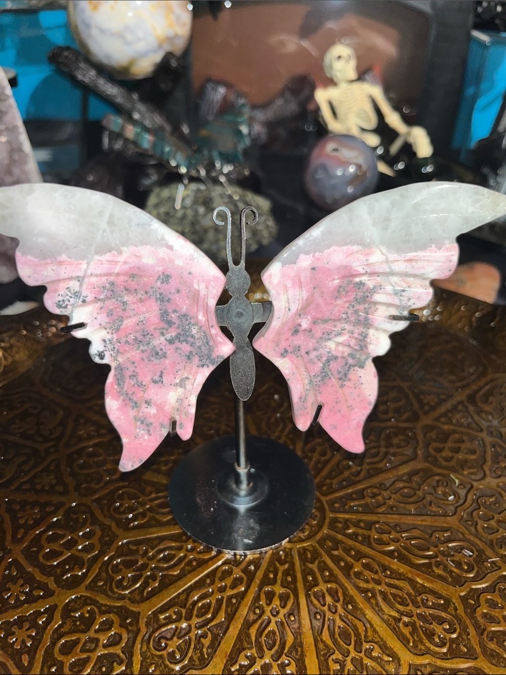 Peruvian Rhodonite butterfly wings